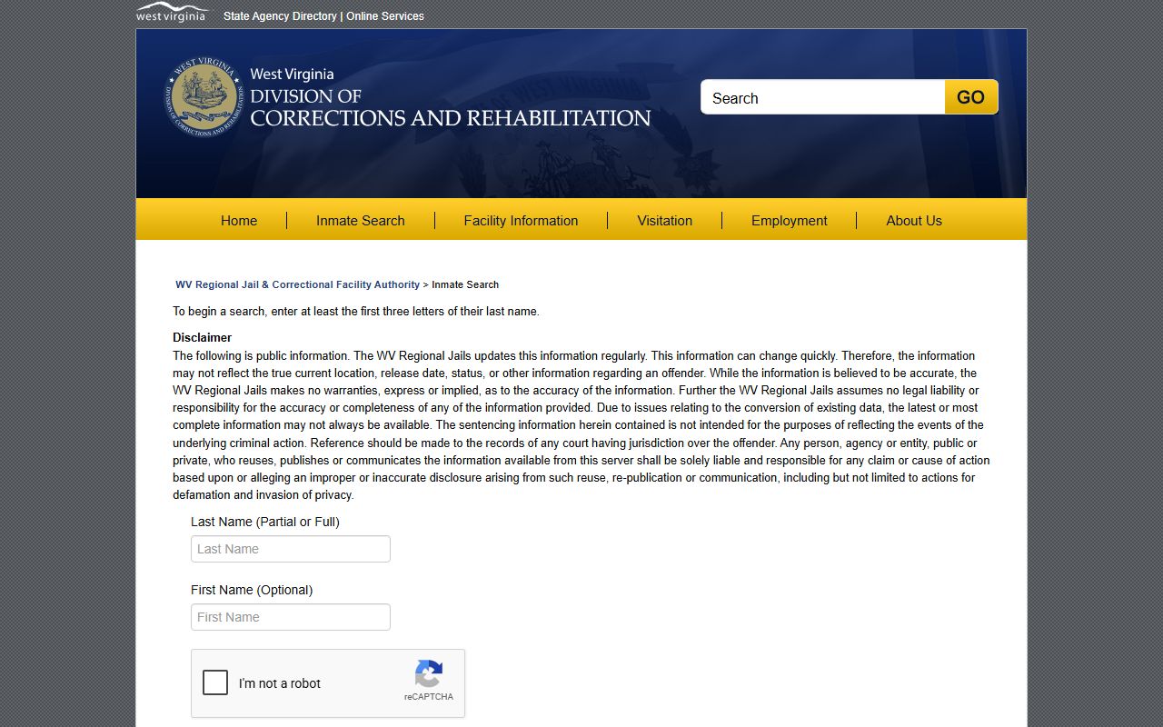 Clay County inmate records regional jail offender search